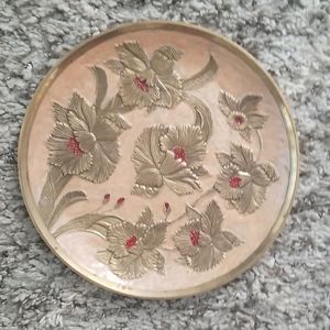Decorative bronze dish